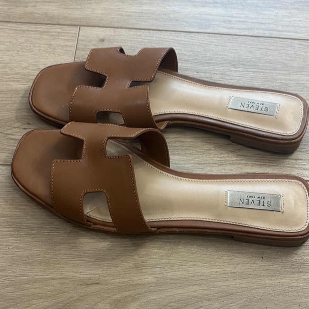 Steven New York Tan Slide Women’s sandals - Picture 4 of 4